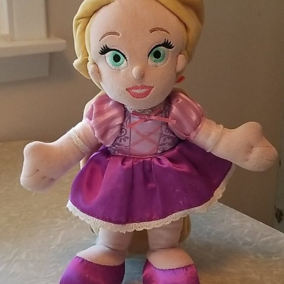 Disney Parks Stuffed Tangled Rapunzel Doll 12" - Picture 1 of 3